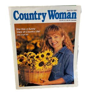 Country Woman Magazine Sept. Oct. 2001 Vol 31 No. 5 Cooking Crafts Design
